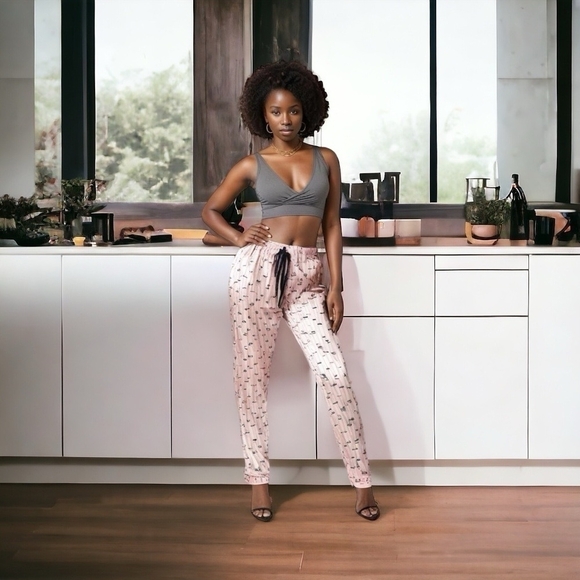 Women’s PJ Bottom Victoria’s Secret World Traveler Print Pajama Trousers Pajama - Picture 1 of 7